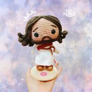 Jesus el salvador 1 - Taller del nudo - amigurumis crochet tejido a mano