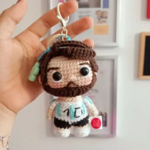 Llaveritos de tu jugador favorito 10cm - Taller del Nudo - Amigurumis - Tejido a mano