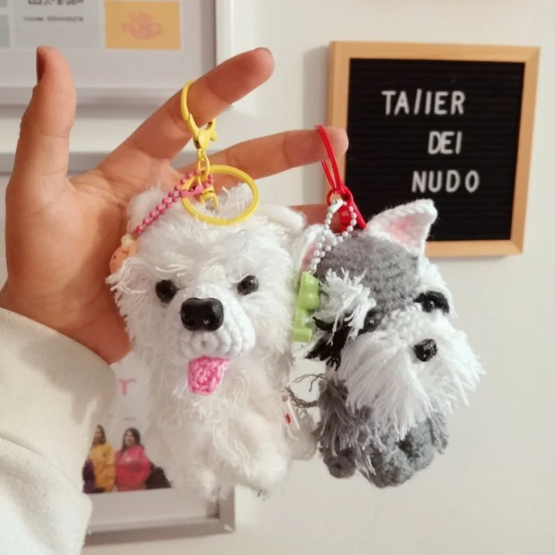 Llaveros personalizados de tu mascota 3 - Taller del Nudo - Amigurumis - Tejido a mano