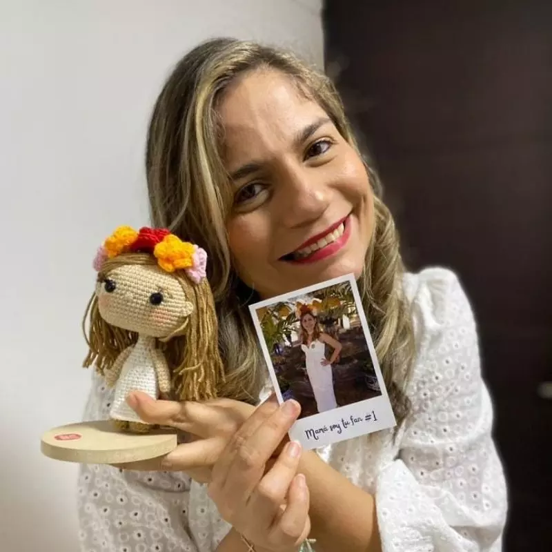 Mini Twin Personalizado sobre base 6 - Taller del Nudo - Amigurumis - Tejido a mano