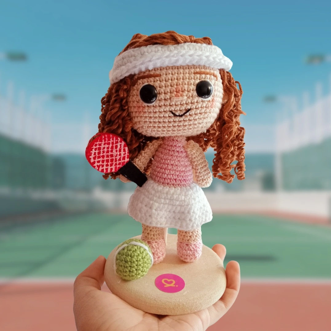Mini Twin Personalizado sobre base 3 - Taller del Nudo - Amigurumis - Tejido a mano