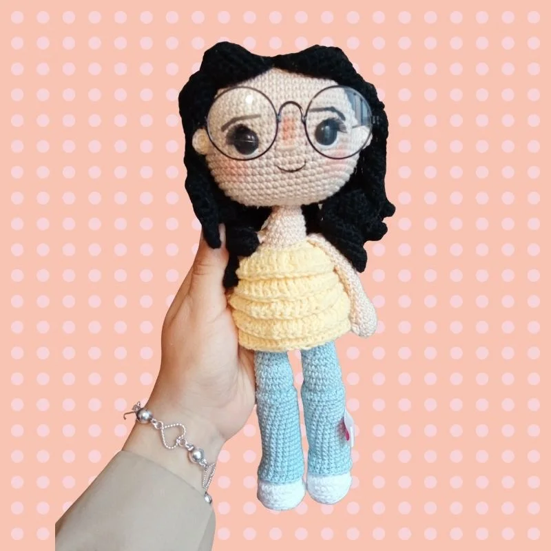 Personalizado 25 cm tipo peluche 2 - Taller del Nudo - Amigurumis - Tejido a mano