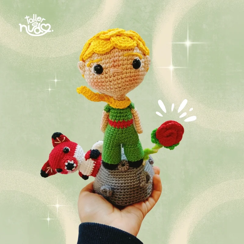 Principito - Taller del nudo - amigurumis crochet tejido a mano
