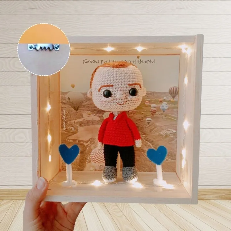Retrato-Personalizado-3-Personaje - Taller del Nudo - Amigurumis - Tejido a mano