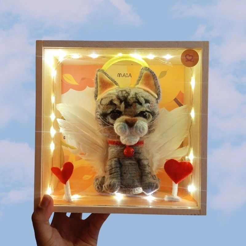 Retrato Personalizado de tu mascota 3 - Taller del Nudo - Amigurumis - Tejido a mano