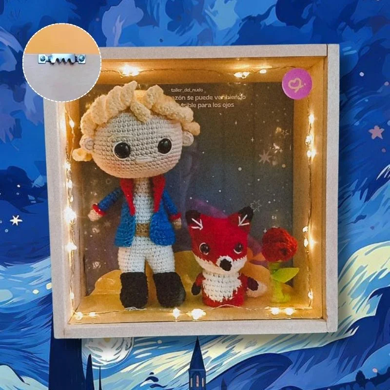 Retrato de Principito 1 - Taller del Nudo - Amigurumis - Tejido a mano